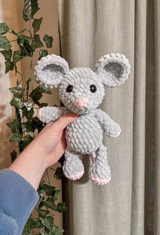 Meadow the Mouse | Plush Amigurumi Crochet Pattern | Instant Digital download PDF