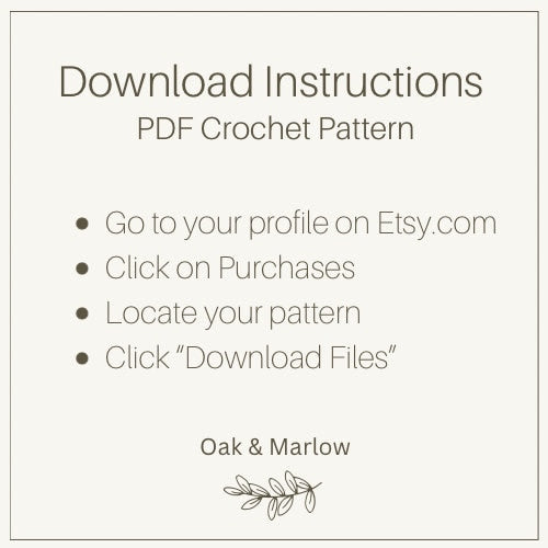 Oak and Marlow Mabel Chicken Amigurumi Crochet Pattern