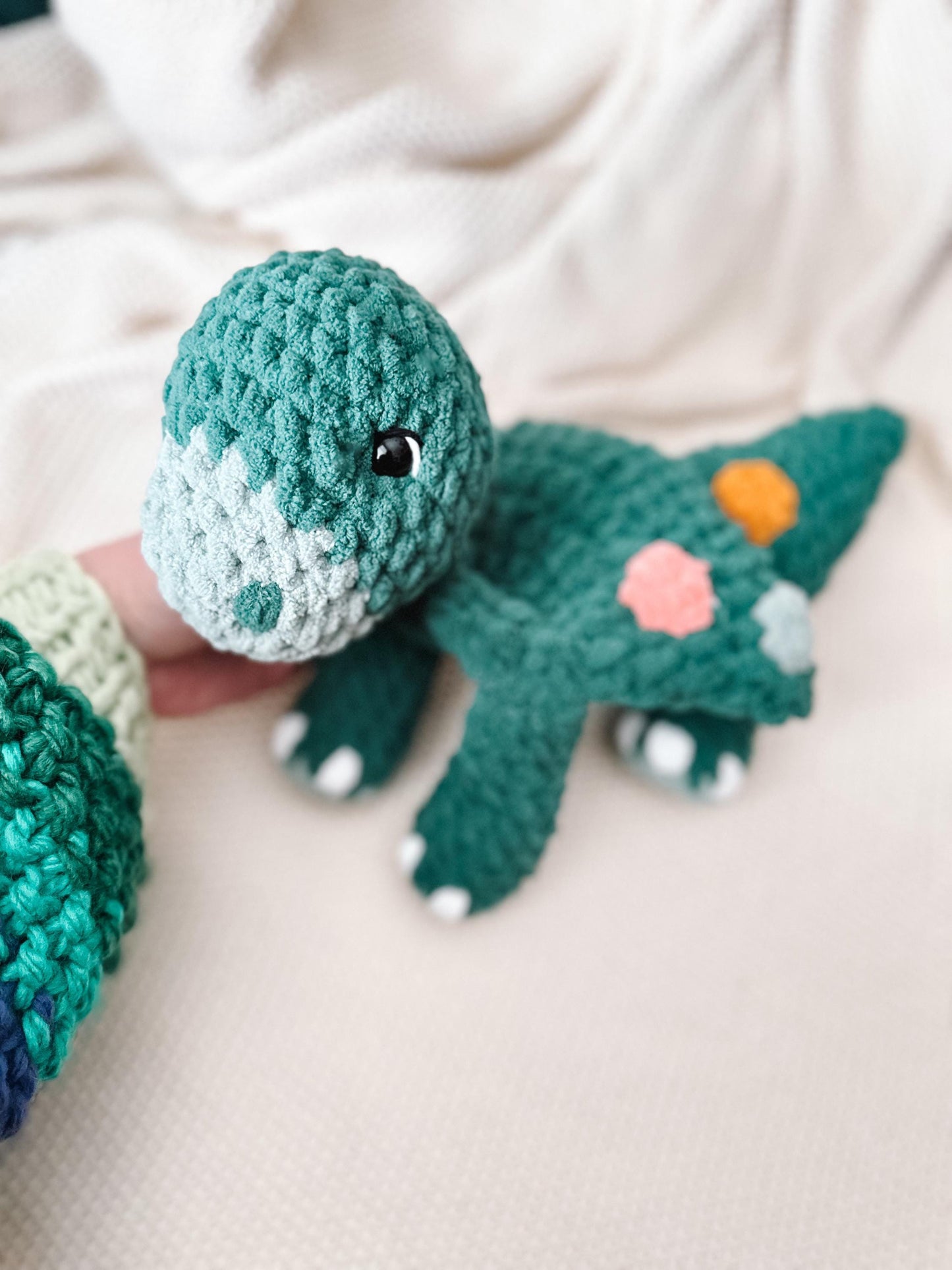 Dani the Dino Crochet Pattern (PDF Pattern)