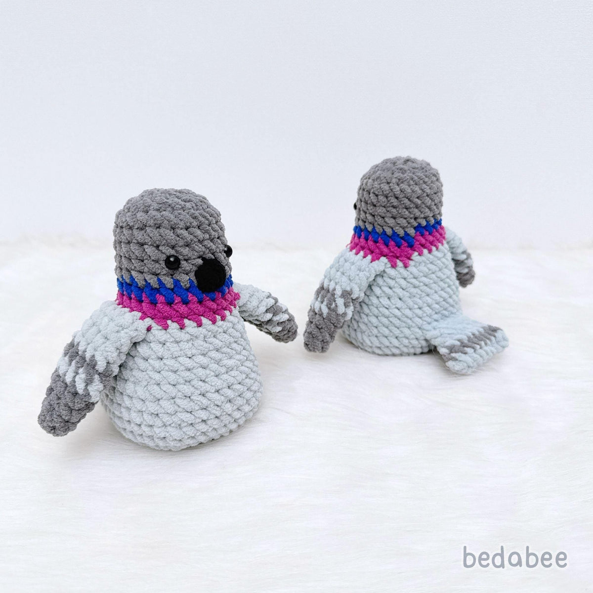 Bedabee No-Sew Pigeon Crochet Pattern Amigurumi PDF Tutorial