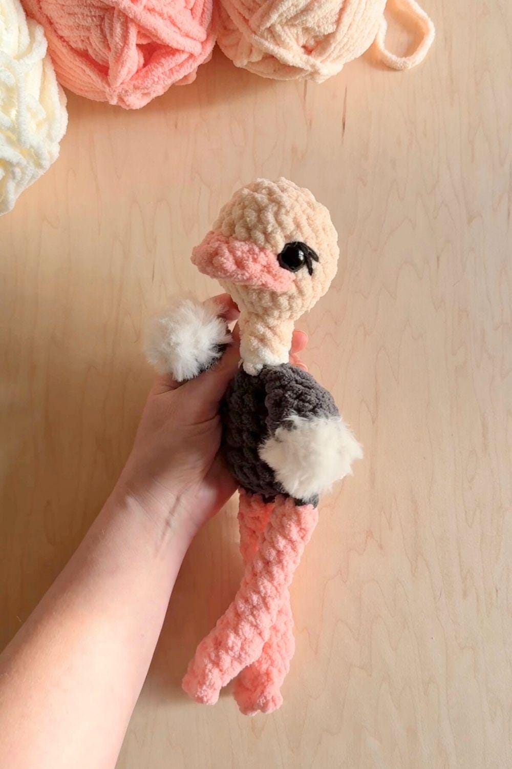 Ellie Ostrich Crochet Pattern (Fable Collection)