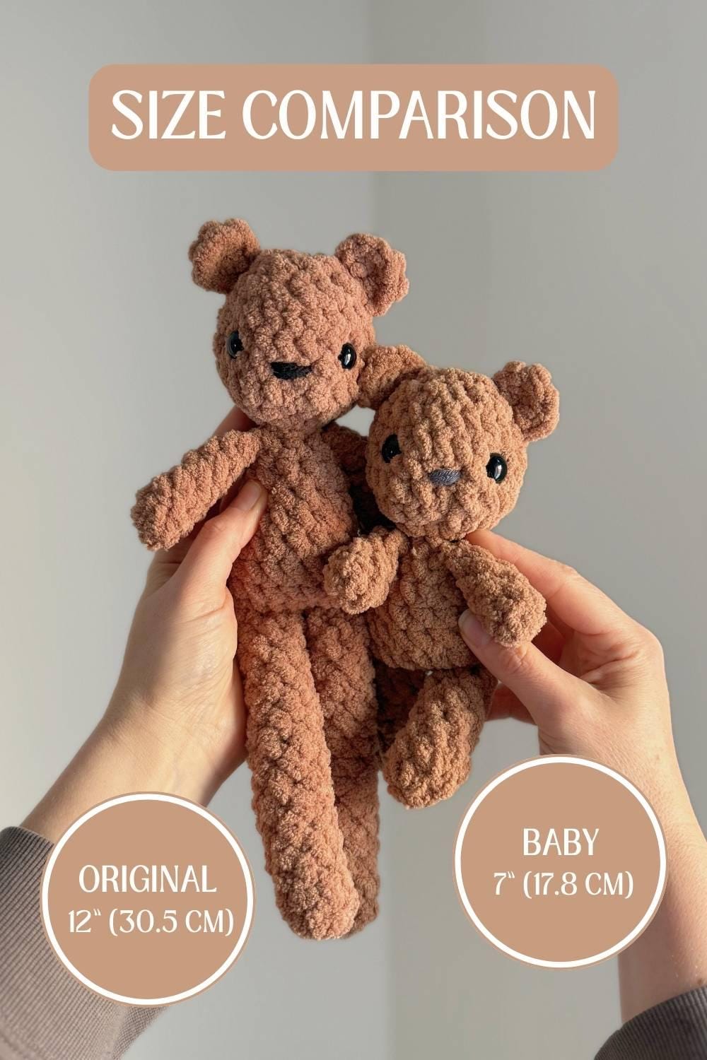 Oak and Marlow Baby Finn Bear Crochet Pattern