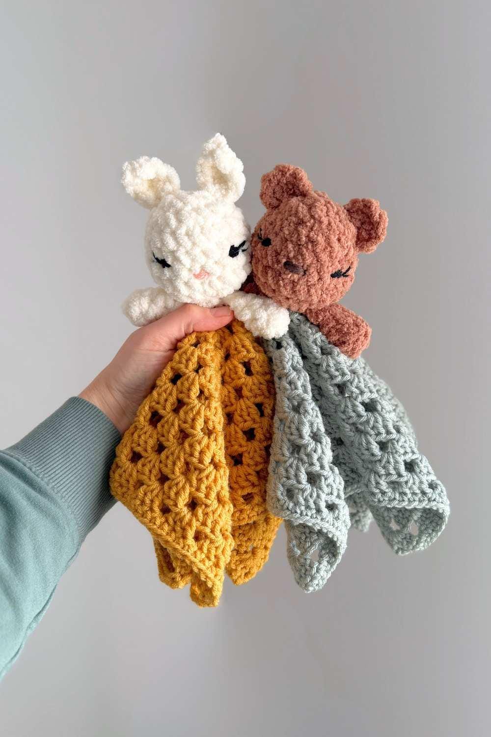 Oak and Marlow Blanket Baby Lovey Mod Crochet Pattern