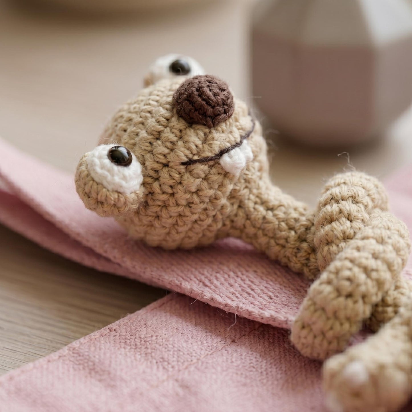 2-in-1 Long Neck Sid Couple Crochet Pattern, Cute Amigurumi Bag Charm, Ice Age, Gift For Her, Bag Decor, Handmade Bag (Digital Download)