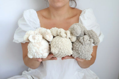 Low-Sew Blanket Yarn Bunny Pattern | Instant Digital download PDF