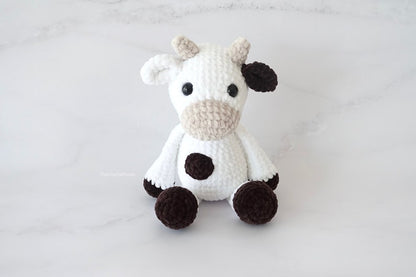 Large Plush Cow Amigurumi Pattern | Instant Digital download PDF