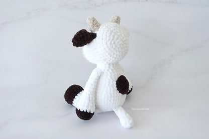 Large Plush Cow Amigurumi Pattern | Instant Digital download PDF