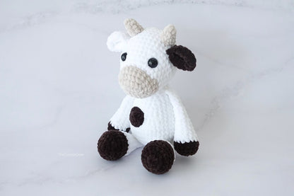 Large Plush Cow Amigurumi Pattern | Instant Digital download PDF