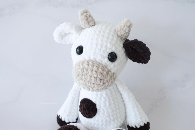 Large Plush Cow Amigurumi Pattern | Instant Digital download PDF
