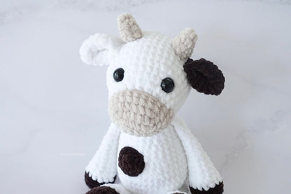 Large Plush Cow Amigurumi Pattern | Instant Digital download PDF