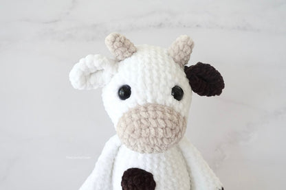 Large Plush Cow Amigurumi Pattern | Instant Digital download PDF