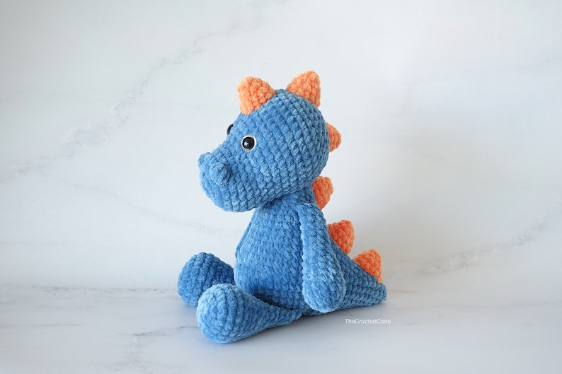 Large Dinosaur Amigurumi Pattern | Instant Digital download PDF