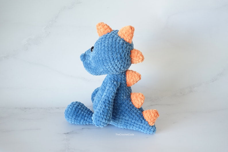 Large Dinosaur Amigurumi Pattern | Instant Digital download PDF