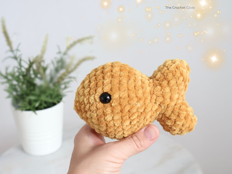 Low-Sew Goldfish Crochet Pattern | Instant Digital download PDF