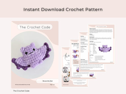 Low-Sew Pocket Bat Pattern | Instant Digital download PDF