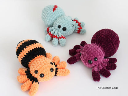 2-in-1 Spider Family Low-Sew Pattern | Instant Digital download PDF