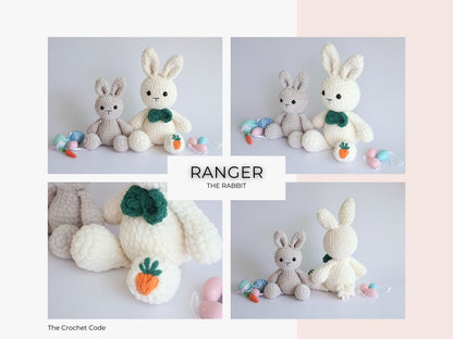 Low-Sew Easter Bunny Pattern | Instant Digital download PDF