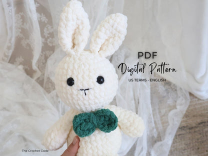 Low-Sew Easter Bunny Pattern | Instant Digital download PDF