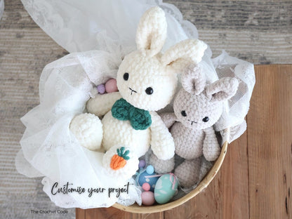 Low-Sew Easter Bunny Pattern | Instant Digital download PDF
