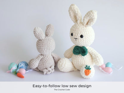 Low-Sew Easter Bunny Pattern | Instant Digital download PDF