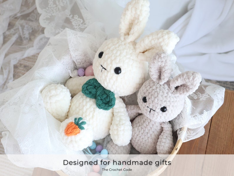 Low-Sew Easter Bunny Pattern | Instant Digital download PDF