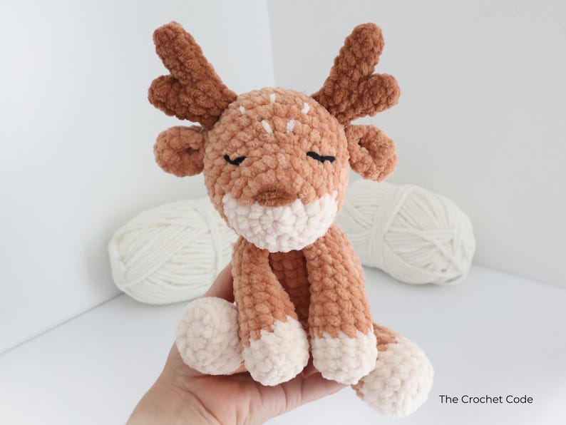 2-in-1 Christmas Deer & Moose Low-Sew Patterns | Instant Digital download PDF