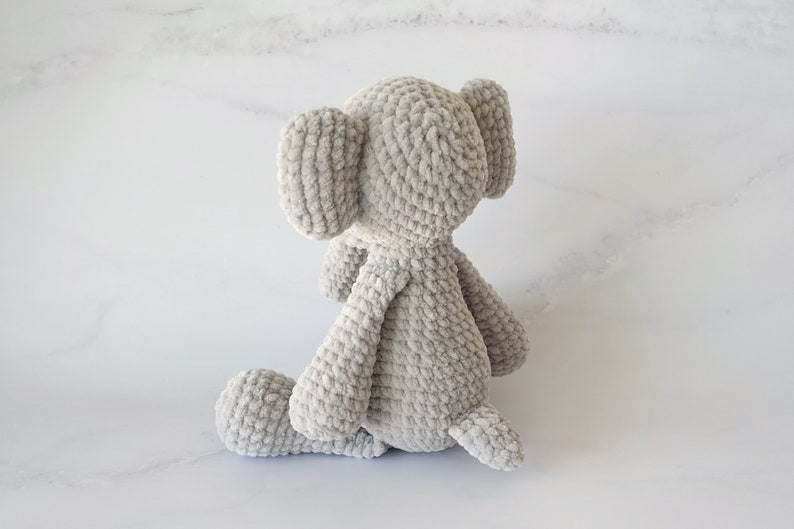 Plush Elephant Amigurumi Pattern | Instant Digital download PDF