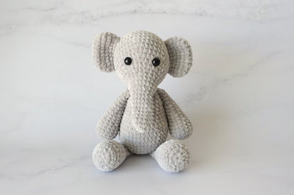 Plush Elephant Amigurumi Pattern | Instant Digital download PDF