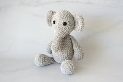 Plush Elephant Amigurumi Pattern | Instant Digital download PDF