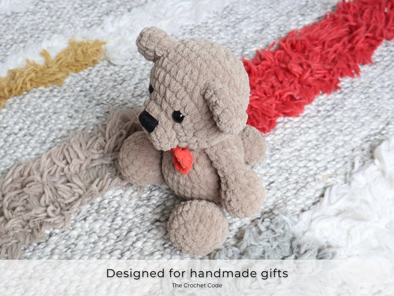 Large Low-Sew Plush Bear Pattern | Instant Digital download PDF