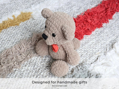 Large Low-Sew Plush Bear Pattern | Instant Digital download PDF