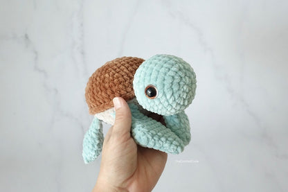Plush Turtle Amigurumi Pattern | Instant Digital download PDF