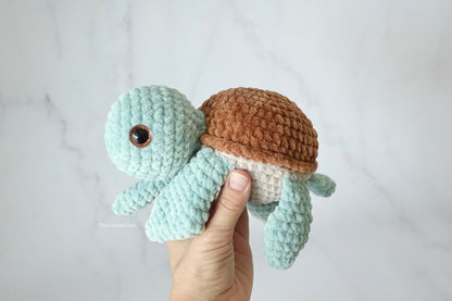 Plush Turtle Amigurumi Pattern | Instant Digital download PDF