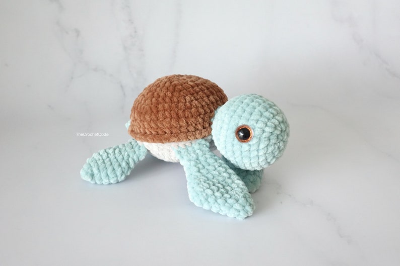 Plush Turtle Amigurumi Pattern | Instant Digital download PDF