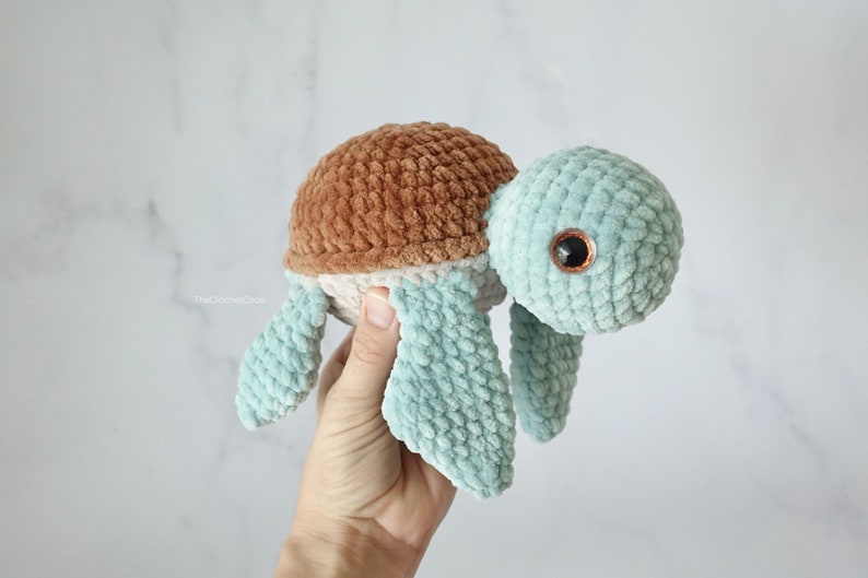 Plush Turtle Amigurumi Pattern | Instant Digital download PDF