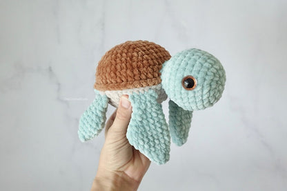 Plush Turtle Amigurumi Pattern | Instant Digital download PDF