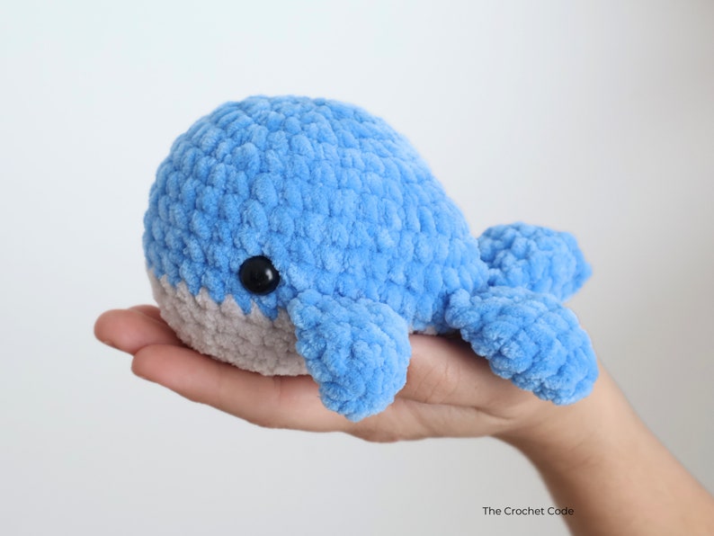Low-Sew Tiny Whale Pattern | Instant Digital download PDF
