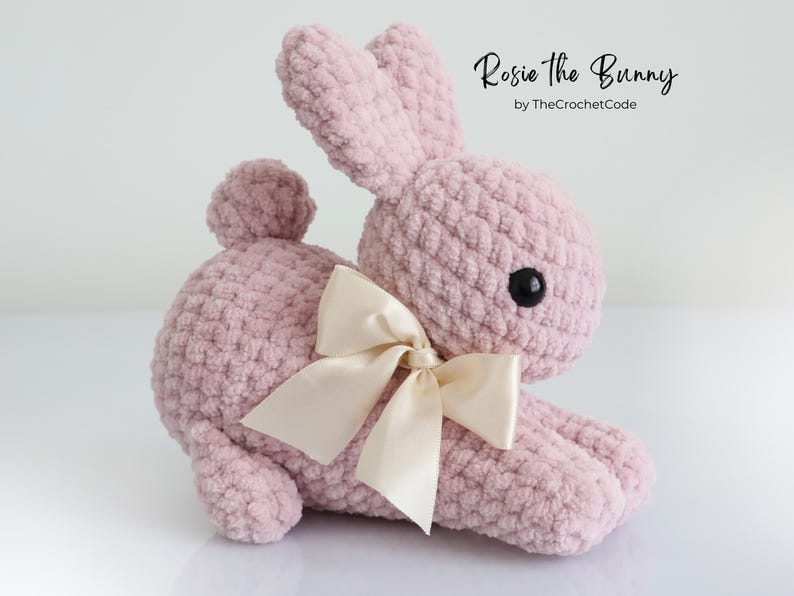 4-in-1 Low-Sew Bunny Pattern | Instant Digital download PDF