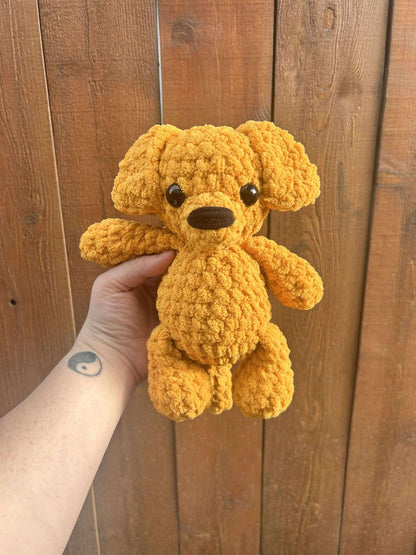 Patches the Puppy | Low-Sew Crochet Pattern | Instant Digital download PDF