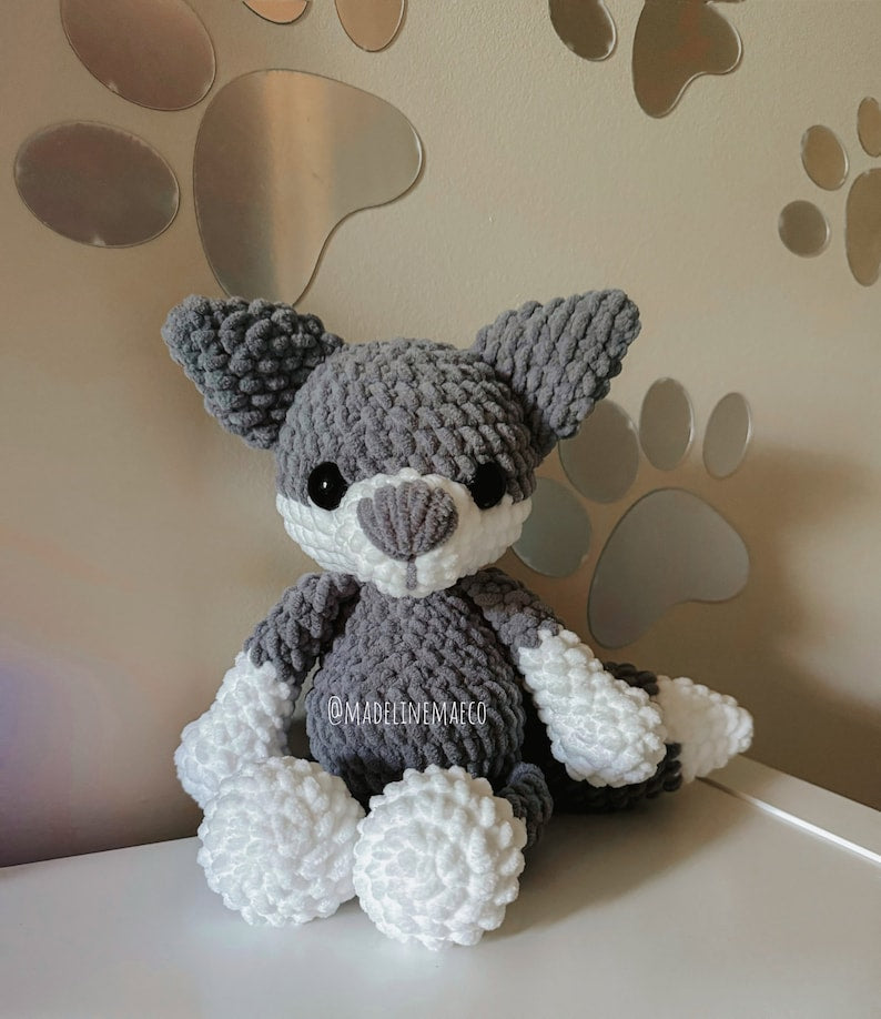 Wynter Wolf | Mini Belly Crochet Pattern | Instant Digital download PDF