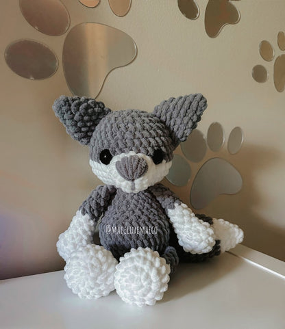 Wynter Wolf | Mini Belly Crochet Pattern | Instant Digital download PDF