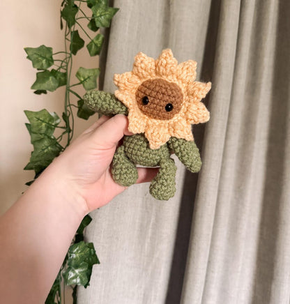 Low-Sew Sunflower Amigurumi Pattern | Instant Digital download PDF