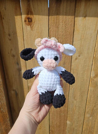 Low-Sew Plush Cow Amigurumi Pattern | Instant Digital download PDF