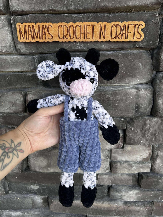 Classic Cow | Low-Sew Plush Amigurumi Pattern | Instant Digital download PDF