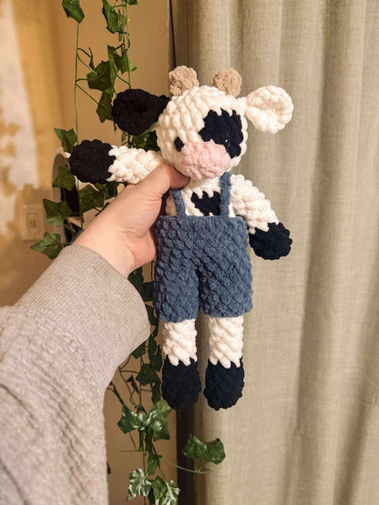 Classic Cow | Low-Sew Plush Amigurumi Pattern | Instant Digital download PDF
