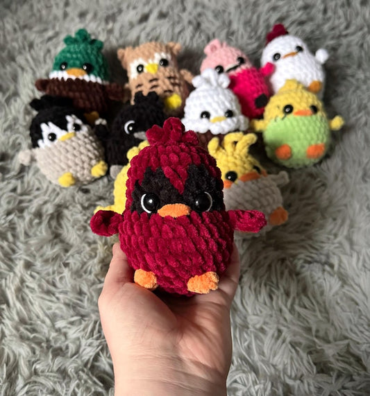 11-in-1 Low-Sew Pocket Birds Pattern | Instant Digital download PDF