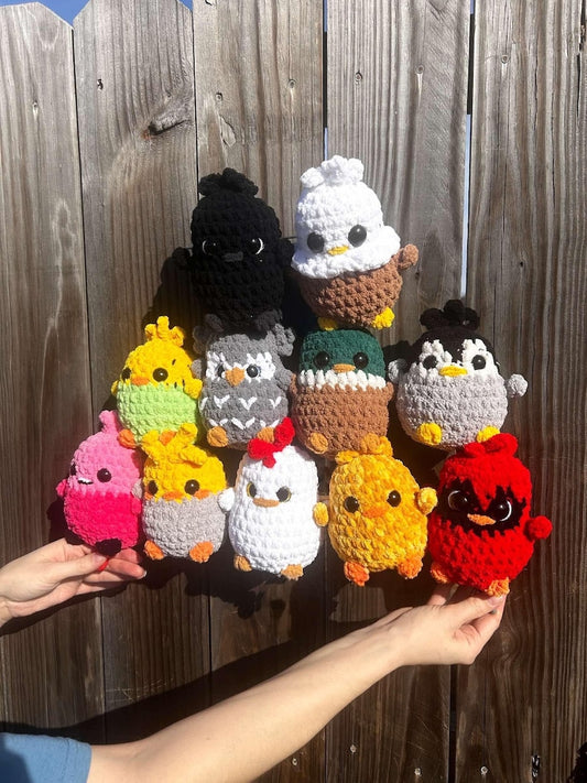 11-in-1 Low-Sew Pocket Birds Pattern | Instant Digital download PDF
