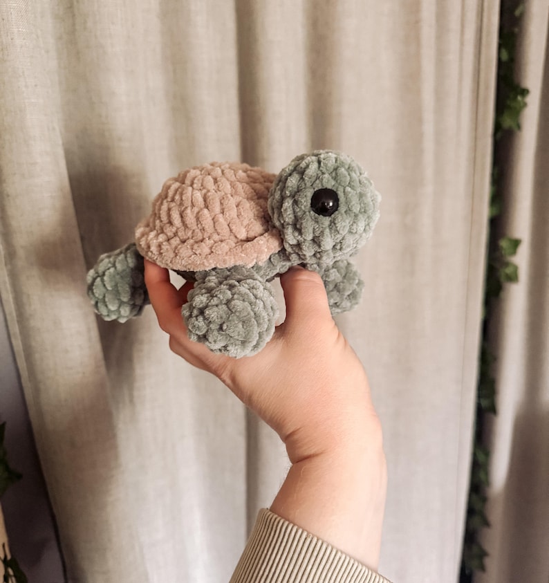 Low-Sew Sprout the Turtle Crochet Pattern | Instant Digital download PDF