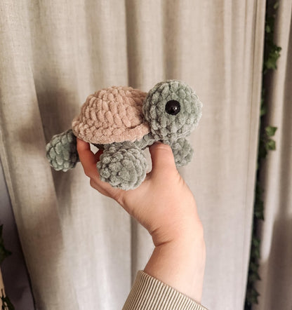 Low-Sew Sprout the Turtle Crochet Pattern | Instant Digital download PDF
