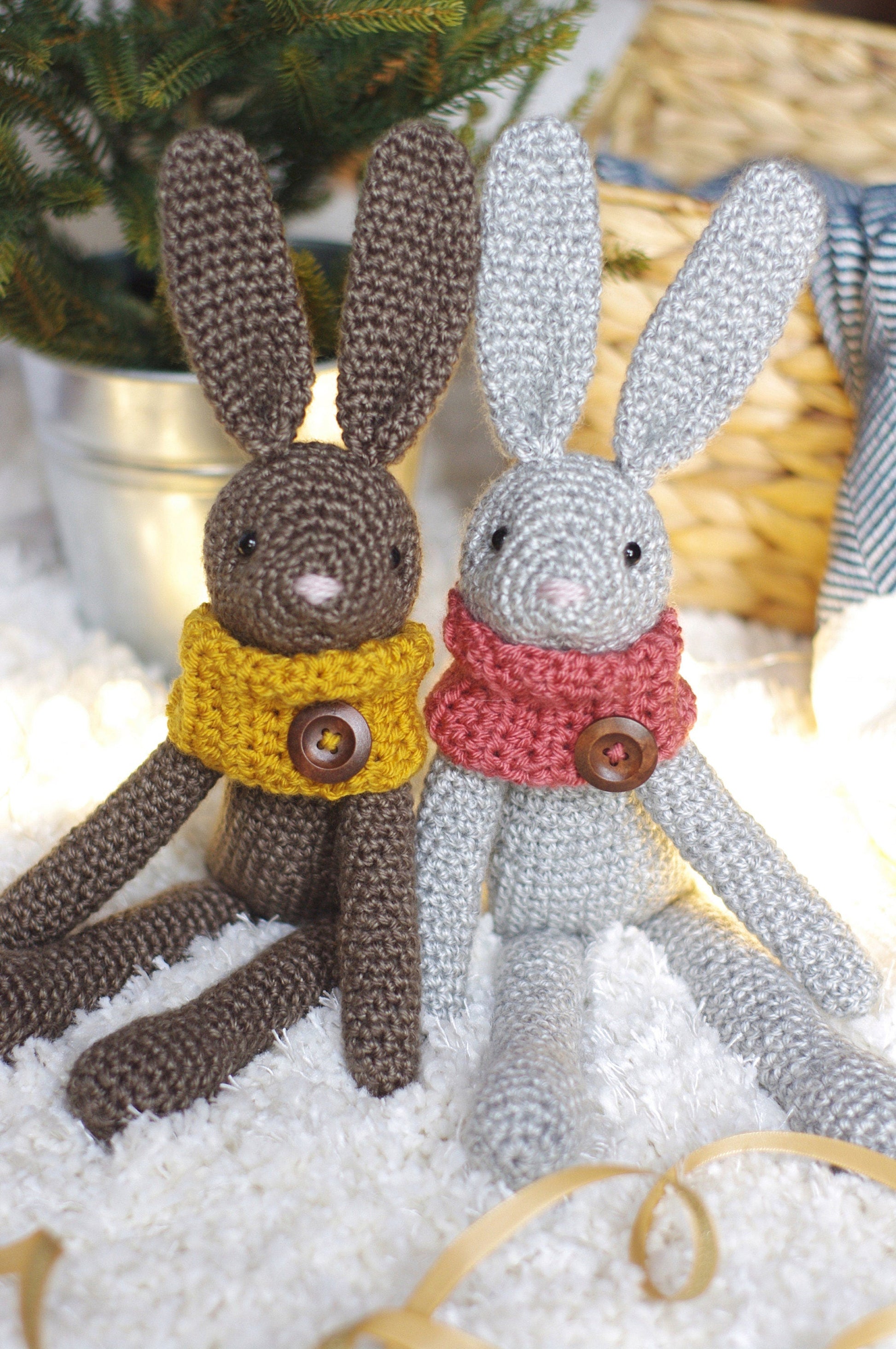 Oak and Marlow Bunny Crochet Pattern